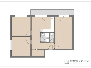 Pronájem bytu 3+1, Brno, Jindřichova, 77 m2