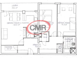 Prodej bytu 3+1, Praha, Hněvkovského, 77 m2