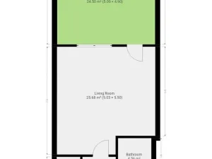 Pronájem bytu 1+kk, Praha - Hostivař, Nurmiho, 40 m2