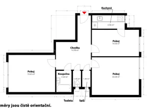 Prodej bytu 3+1, Praha - Bubeneč, Jugoslávských partyzánů, 79 m2