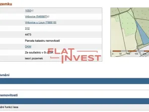 Prodej lesa, Vršovice, 162726 m2