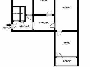 Prodej bytu 3+1, Sokolov, Atletická, 76 m2