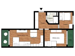 Prodej bytu 3+kk, Praha, Tunelářů, 69 m2