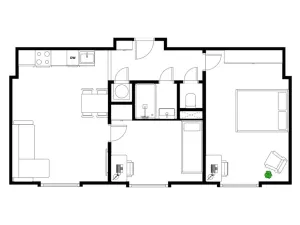 Prodej bytu 3+kk, Praha - Žižkov, Buková, 53 m2