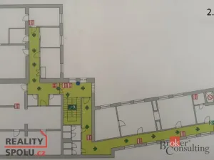 Pronájem kanceláře, Pardubice - Zelené Předměstí, V Ráji, 740 m2