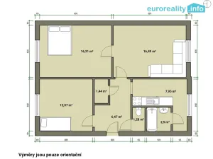 Prodej bytu 3+1, Mariánské Lázně - Úšovice, Hroznatova, 64 m2