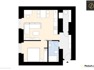 Pronájem bytu 2+kk, Praha - Nusle, Pod pramenem, 49 m2