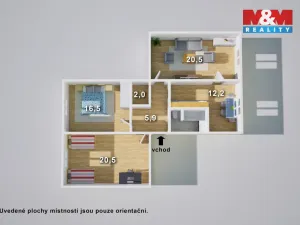 Prodej bytu 3+1, Ústí nad Labem - Neštěmice, Seifertova, 81 m2