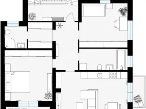 Prodej bytu 2+kk, Nučice, U zastávky, 60 m2