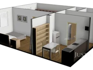 Pronájem bytu 2+1, Písek, Budějovická, 53 m2