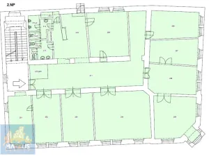 Pronájem kanceláře, Praha - Vinohrady, Chrudimská, 325 m2