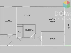 Pronájem bytu 3+kk, Zdice, Velizská, 49 m2