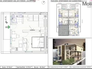 Prodej bytu 2+kk, Spille, 37 m2