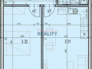 Pronájem bytu 2+kk, České Budějovice - České Budějovice 3, J. Š. Baara, 54 m2