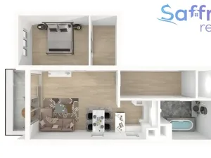 Pronájem bytu 2+kk, Plzeň, Znojemská, 52 m2