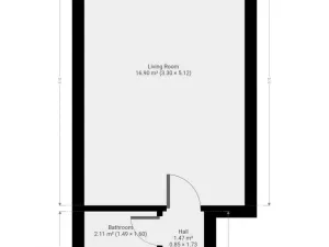Pronájem bytu 1+kk, Praha - Hostivař, Hornoměcholupská, 21 m2