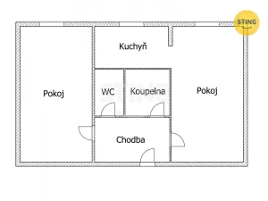 Prodej bytu 2+1, Třinec, Máchova, 54 m2