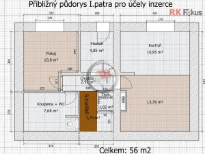 Prodej rodinného domu, Radostín nad Oslavou, 112 m2