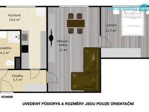 Prodej bytu 2+1, Klatovy, Pod Koníčky, 54 m2
