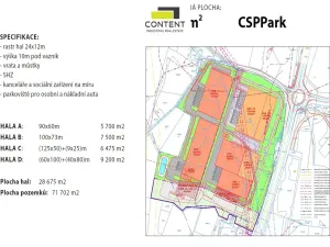Pronájem skladu, Vystrkov, 7500 m2