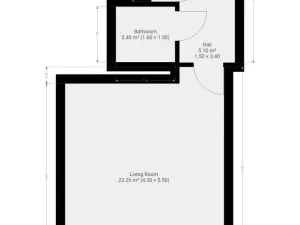 Pronájem bytu 1+kk, Praha - Strašnice, Černokostelecká, 32 m2