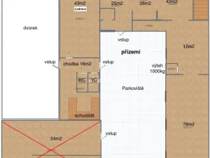 Pronájem skladu, Jirny, Tovární, 256 m2