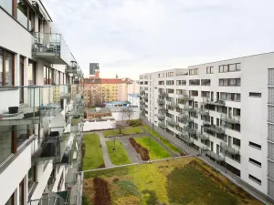 Pronájem bytu 1+kk, Praha - Holešovice, Osadní, 32 m2