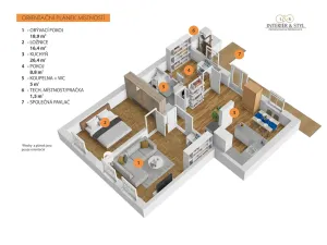 Prodej bytu 4+kk, Praha - Holešovice, Letohradská, 79 m2