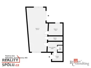 Prodej rodinného domu, Rajhradice, Za Sokolovnou, 120 m2