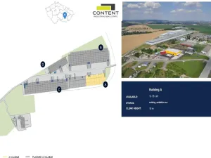 Pronájem výrobních prostor, Brno - Tuřany, Letiště Brno-Tuřany, 8000 m2