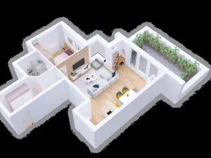 Pronájem bytu 2+kk, Olomouc - Nová Ulice, Okružní, 61 m2