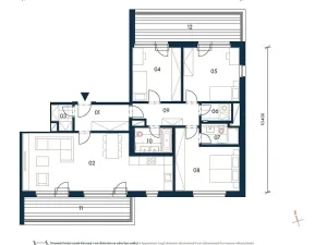 Pronájem bytu 4+kk, Praha - Nusle, Bělehradská, 123 m2