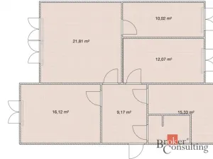 Prodej bytu 4+1, Plzeň - Bolevec, Sokolovská, 82 m2