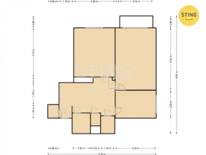 Prodej bytu 2+1, Rosice, Komenského náměstí, 60 m2