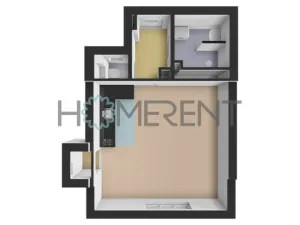 Pronájem bytu 1+kk, Praha - Nusle, Svatoslavova, 27 m2