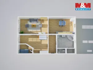 Prodej bytu 3+kk, Teplice, Duchcovská, 78 m2