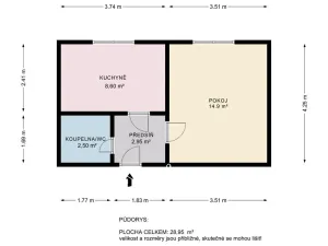 Prodej bytu 1+1, Blansko, 9. května, 28 m2