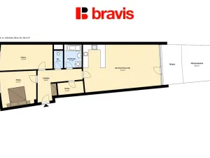 Prodej bytu 3+kk, Brno - Štýřice, Vídeňská, 82 m2