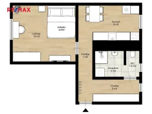 Pronájem bytu 1+1, Borohrádek, Havlíčkova, 44 m2