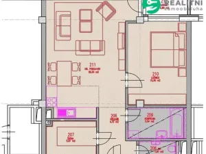 Prodej bytu 2+kk, Zlín, Dřevnická, 66 m2