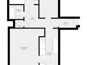 Pronájem bytu 3+1, Praha - Chodov, Benkova, 75 m2