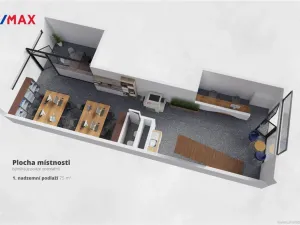 Pronájem obchodního prostoru, Praha - Smíchov, Šiklové, 110 m2