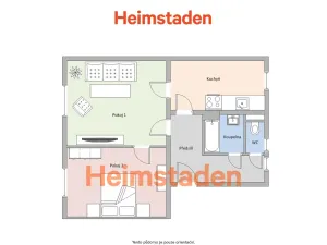 Pronájem bytu 2+1, Havířov - Město, Svornosti, 56 m2