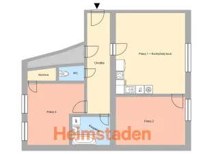 Pronájem bytu 3+kk, Ostrava - Moravská Ostrava, Přívozská, 74 m2