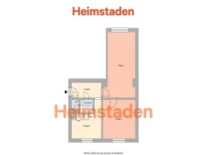 Pronájem bytu 2+1, Ostrava - Zábřeh, Svazácká, 49 m2