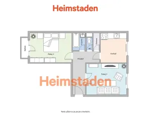 Pronájem bytu 3+1, Ostrava - Mariánské Hory, Zelená, 75 m2