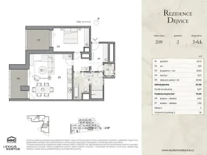 Prodej bytu 2+kk, Praha - Dejvice, U dejvického rybníčku, 74 m2