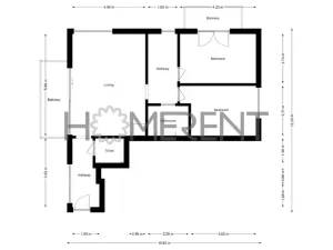 Pronájem bytu 3+kk, Praha, Formanská, 75 m2