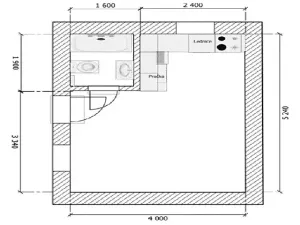Pronájem bytu 1+kk, Jablonec nad Nisou, Janáčkova, 21 m2
