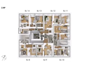 Prodej bytu 2+kk, Postupice, Blanická, 55 m2